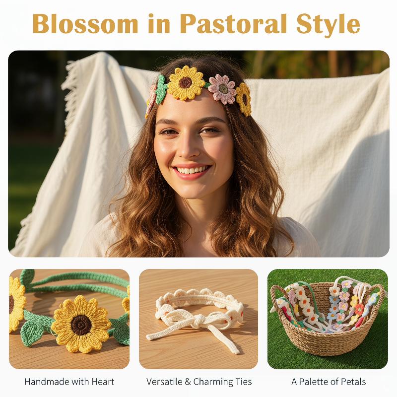 Travel Accessories Hawaii - Kolorowe kwiatowe turbany, opaski na głowę,