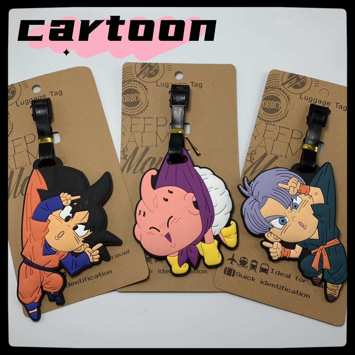 Travel Accessories Japan - Dragon Ball anime cartoon Goku Majin