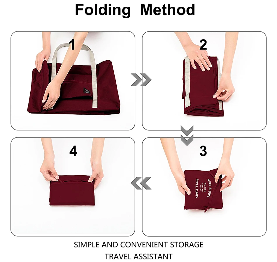 Składany bagaż na ubrania prze – Travel Accessories Organiser recenzja i cena