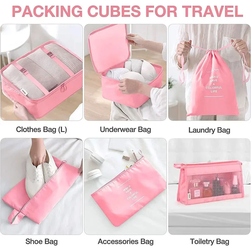 8/9/10/11 sztuk zestaw organiz – Travel Accessories Organiser recenzja i cena