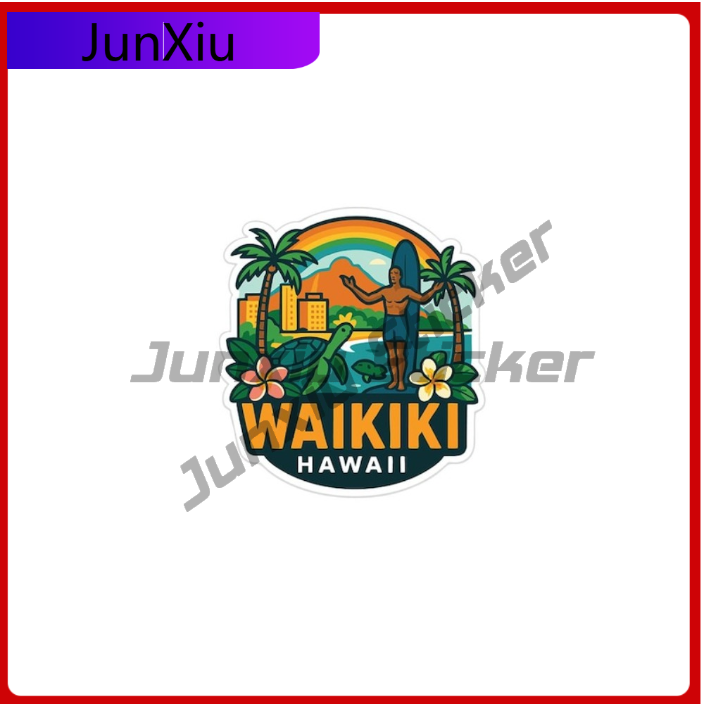 Naklejka podróżnicza Waikiki H – Travel Accessories Hawaii recenzja i cena