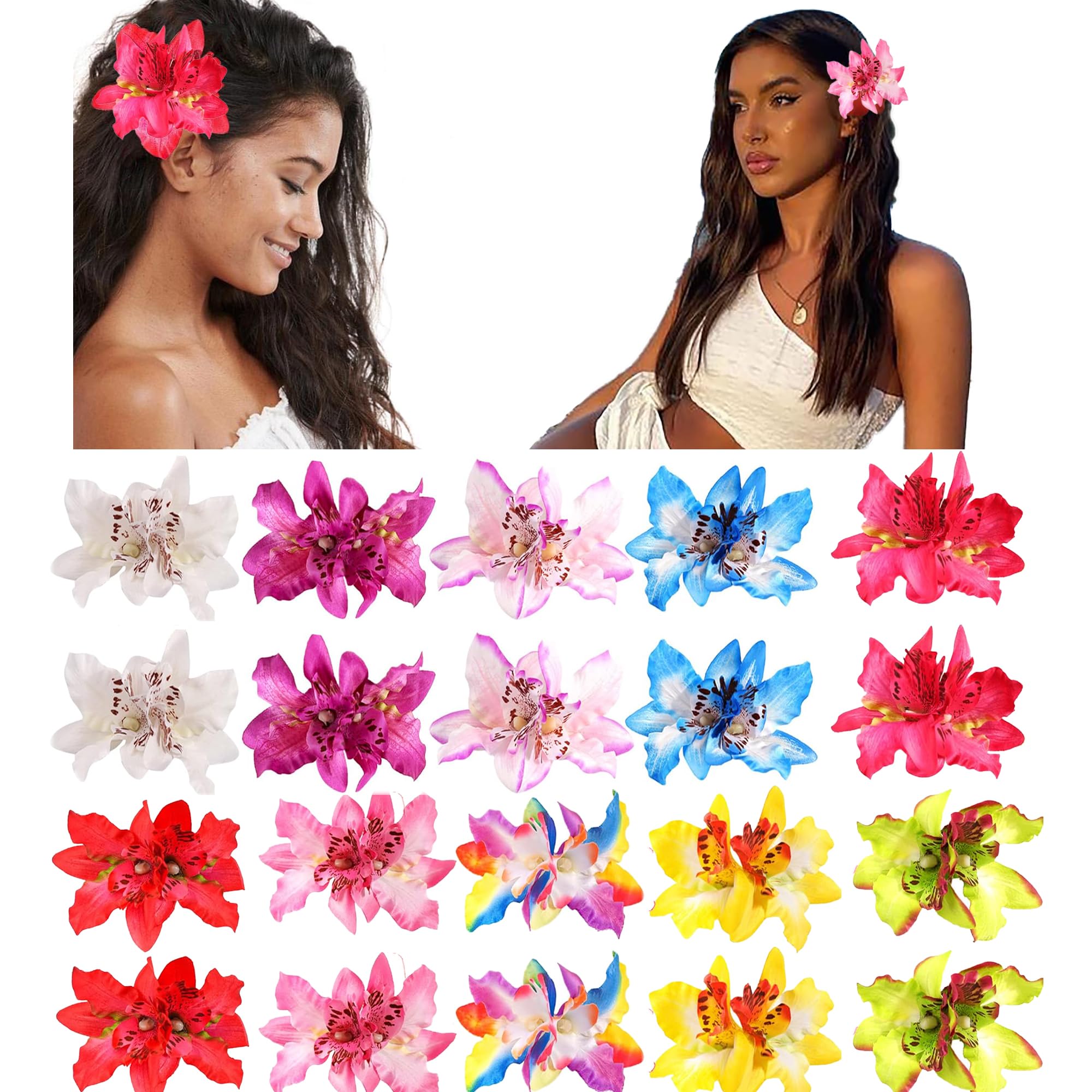 2 szt. Kwiaty orchidei hawajsk – Travel Accessories Hawaii recenzja i cena