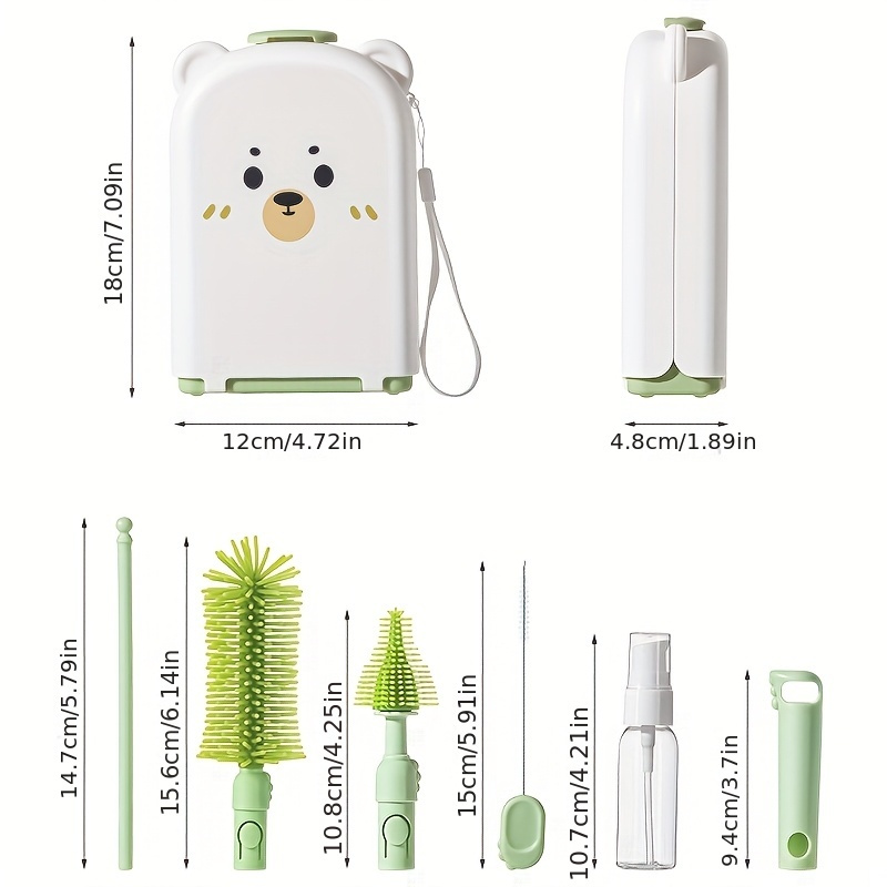 Zestaw podróżnych szczotek do  – Travel Accessories For 1 Year Old recenzja i cena