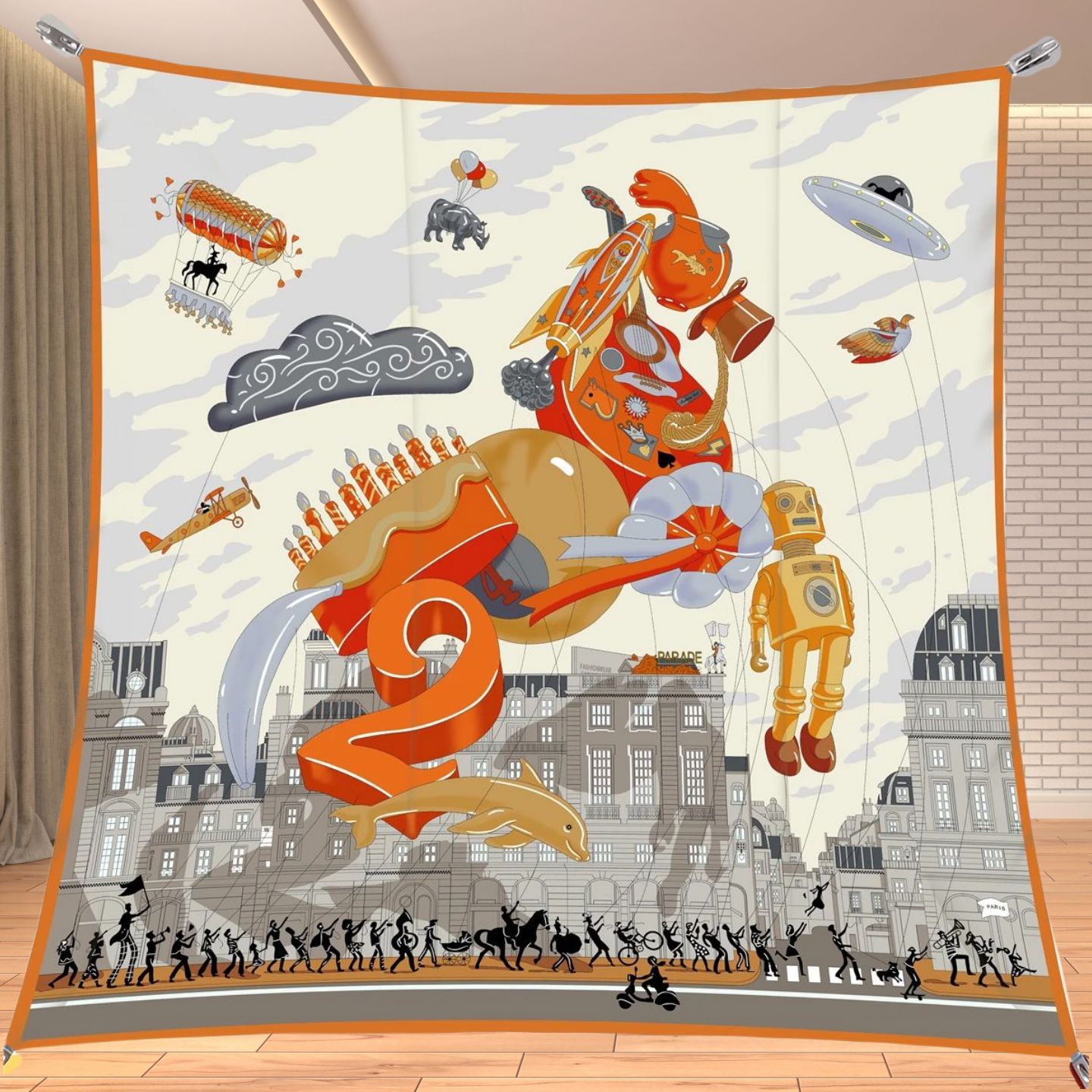 90cm Kwadratowa Apaszka z Jedw – Travel Accessories Unisex recenzja i cena