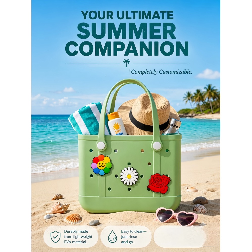 Damska, duża, gumowa torba pla – Travel Accessories To Gift recenzja i cena