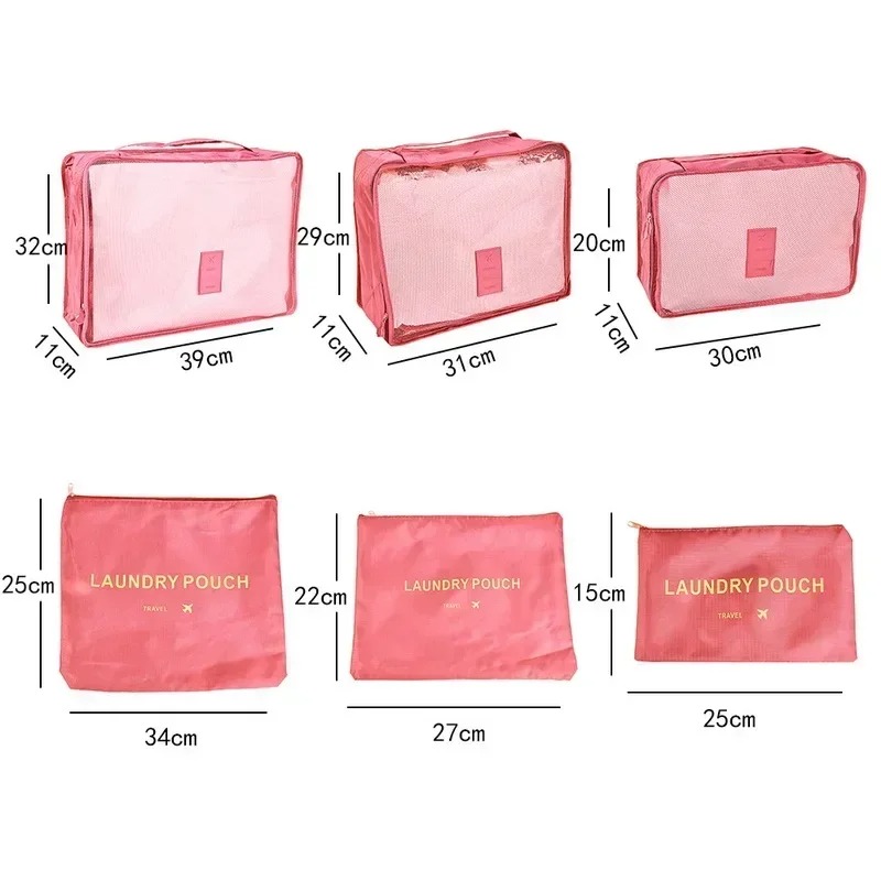 6-częściowy zestaw toreb do pr – Travel Accessories Organiser recenzja i cena