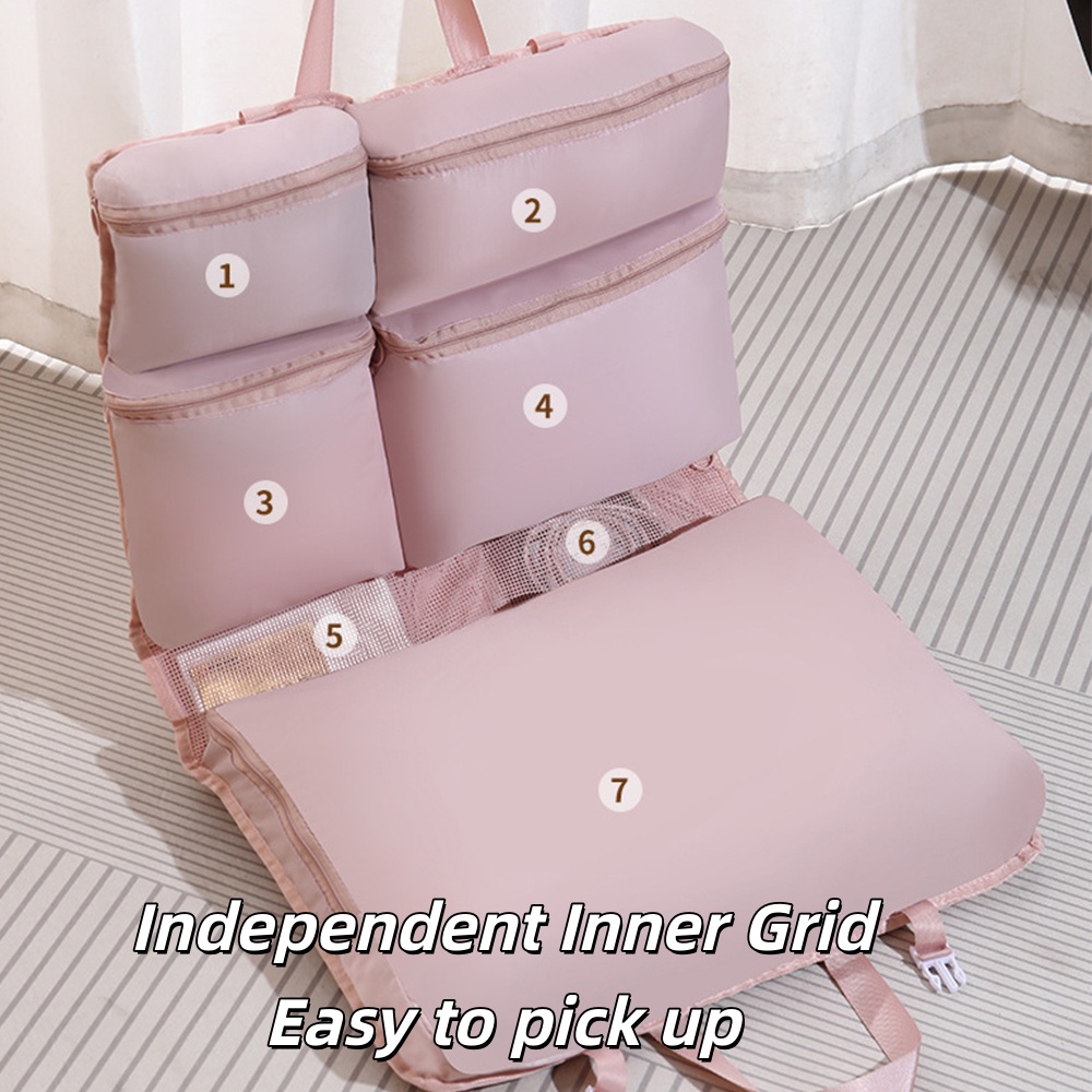 Zestaw 7 organizerów podróżnyc – Travel Accessories Organiser recenzja i cena