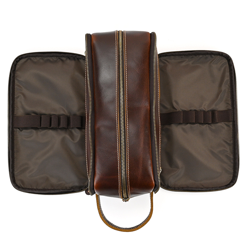 Kosmetyczka ze skóry bydlęcej  – Travel Accessories Toiletries recenzja i cena