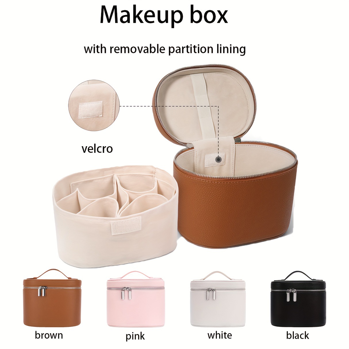 Duża kosmetyczka z ekoskóry, p – Travel Accessories Toiletries recenzja i cena